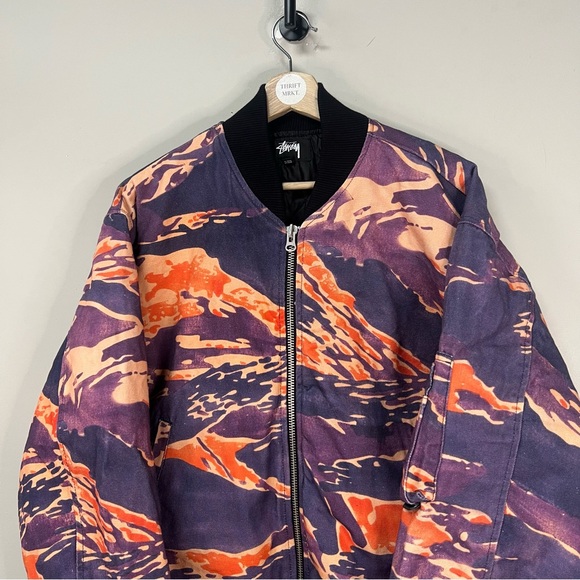 Stussy Tigris Camo Bomber Jacket - Picture 2 of 6